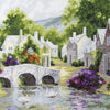 DIY Counted Cross Stitch Kit "Hospitable city"
