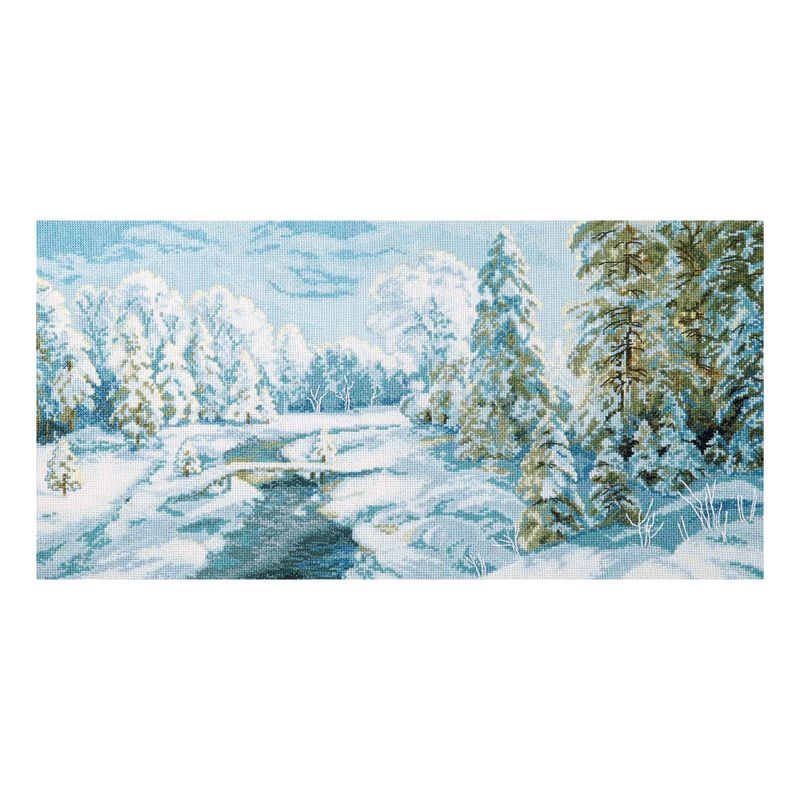 DIY Counted Cross Stitch Kit " Winter frost"