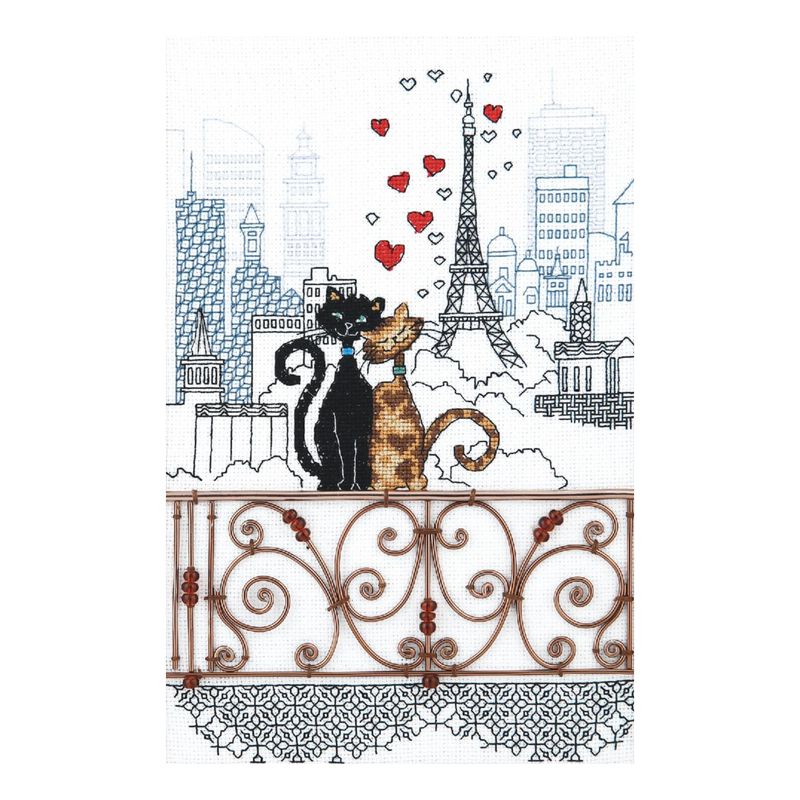 DIY Counted Cross Stitch Kit "Lovers"