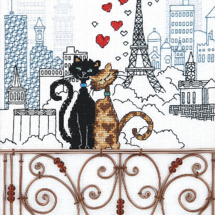 DIY Counted Cross Stitch Kit "Lovers"