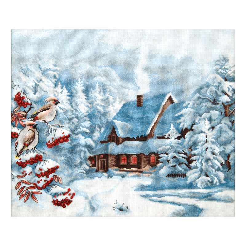 DIY Counted Cross Stitch Kit "Frosty evening"