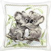 DIY Counted Cross Stitch Pillow Kit "Furry friends"