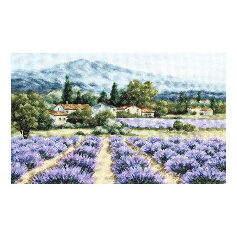 DIY Counted Cross Stitch Kit "Mountain lavender"