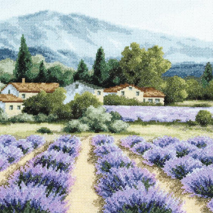 DIY Counted Cross Stitch Kit "Mountain lavender"
