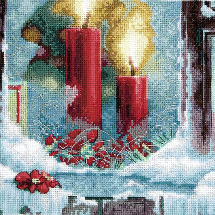 DIY Counted Cross Stitch Kit "The Warmth of Christmas"