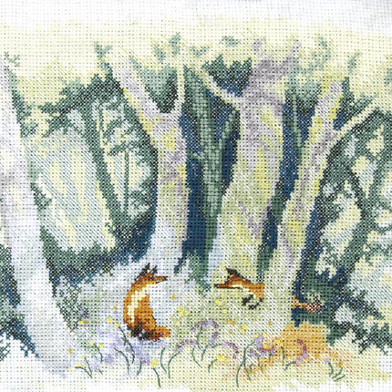 DIY Counted Cross Stitch Kit "Summer fog"