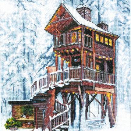 DIY Counted Cross Stitch Kit "Dream House"