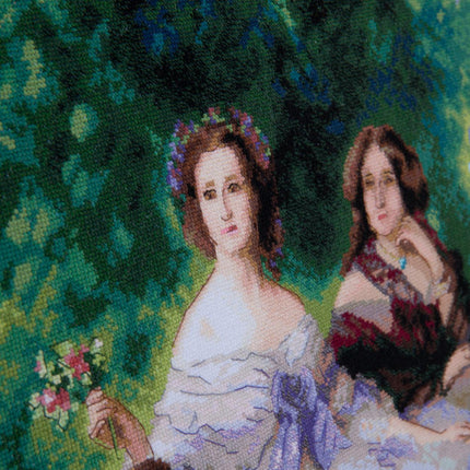 DIY Counted Cross Stitch Kit "Empress Eugenie surrounded by maids of honors"