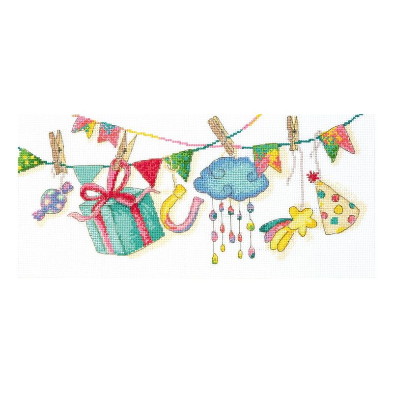 DIY Counted Cross Stitch Kit "Happy day!"