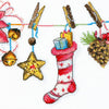 DIY Counted Cross Stitch Kit "Festive mood"