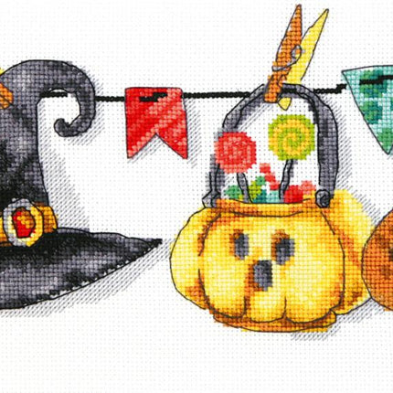 DIY Counted Cross Stitch Kit "Halloween"