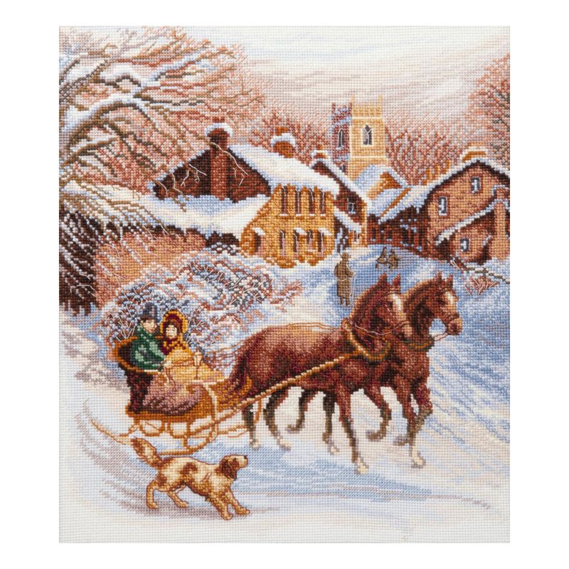DIY Counted Cross Stitch Kit "Morning visit"