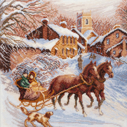 DIY Counted Cross Stitch Kit "Morning visit"
