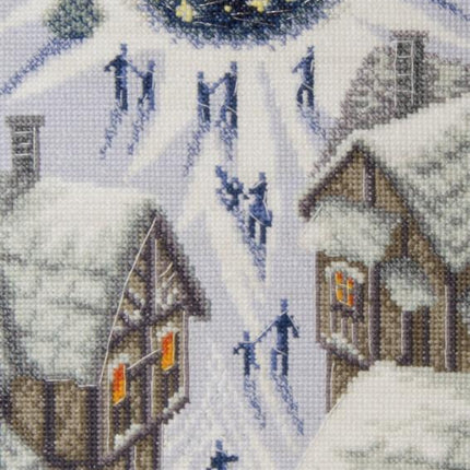 DIY Counted Cross Stitch Kit "Christmas lights"