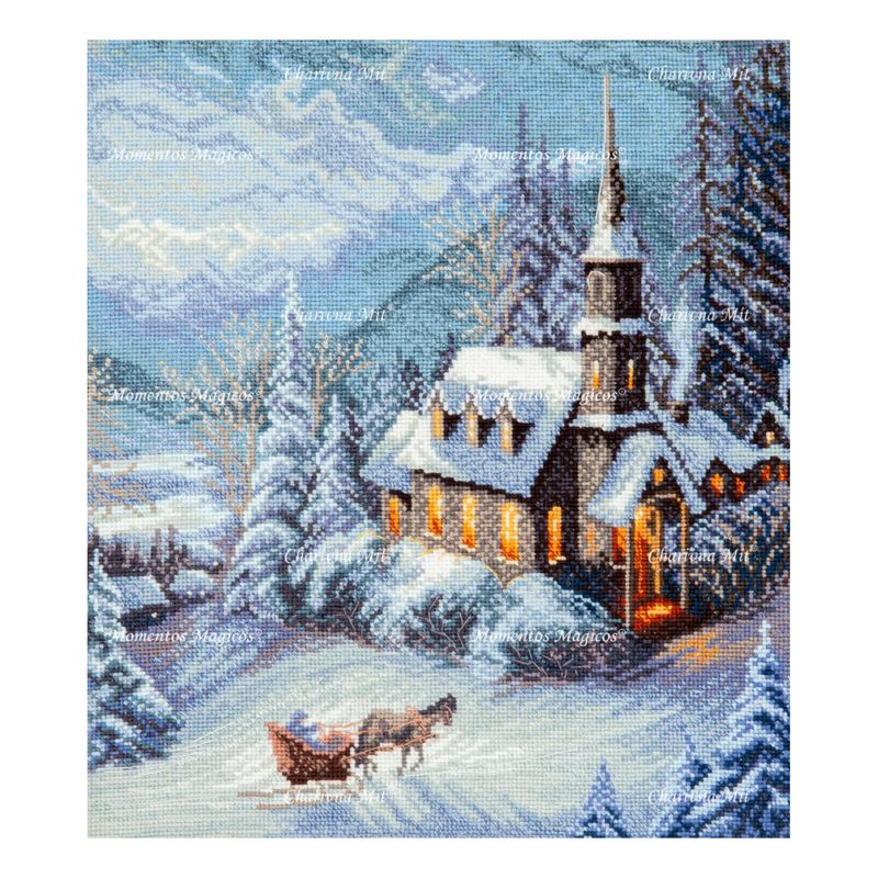DIY Counted Cross Stitch Kit "Moonlight night"