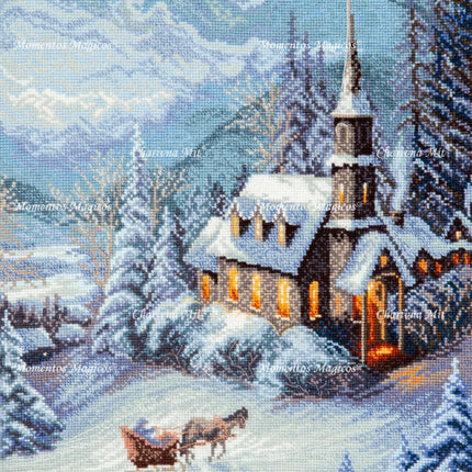 DIY Counted Cross Stitch Kit "Moonlight night"