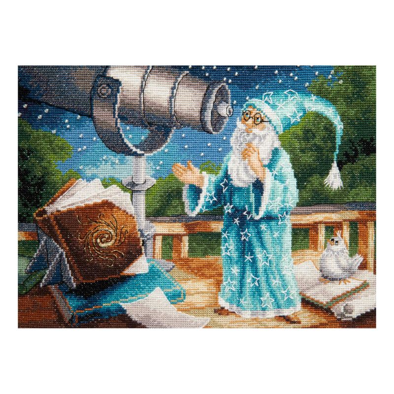 DIY Counted Cross Stitch Kit "The sage`s Riddle"