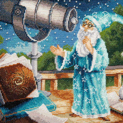 DIY Counted Cross Stitch Kit "The sage`s Riddle"