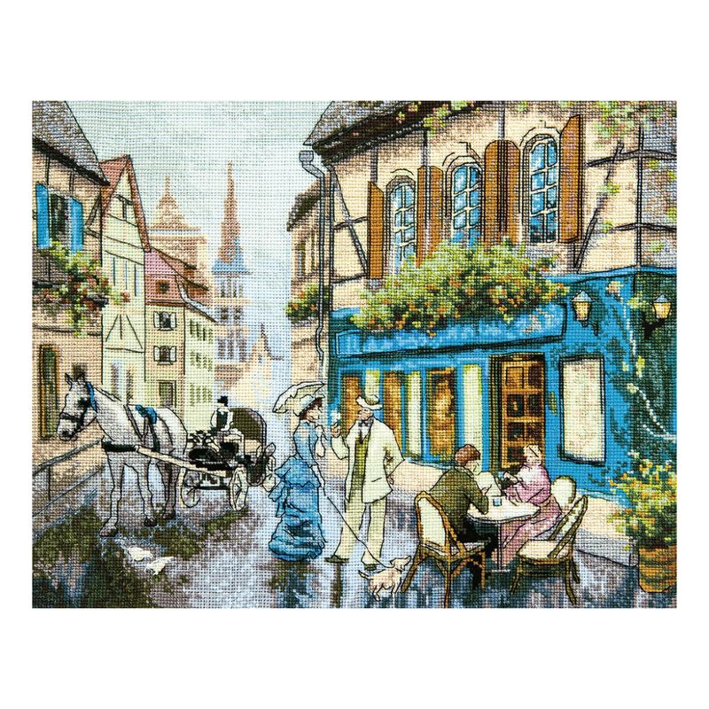 DIY Counted Cross Stitch Kit "Unexpected meeting"