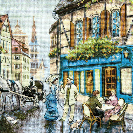 DIY Counted Cross Stitch Kit "Unexpected meeting"