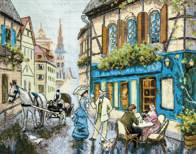 DIY Counted Cross Stitch Kit "Unexpected meeting"