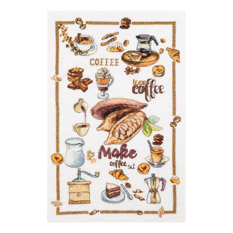 DIY Counted Cross Stitch Kit "Delicious stories"