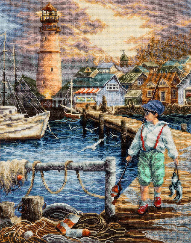 DIY Counted Cross Stitch Kit "Dad's assistant"
