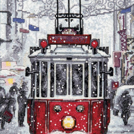 DIY Counted Cross Stitch Kit "Tram"