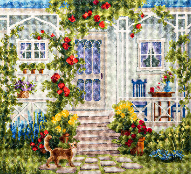 DIY Counted Cross Stitch Kit "Terrace"