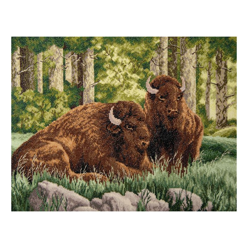 DIY Counted Cross Stitch Kit "Bison"
