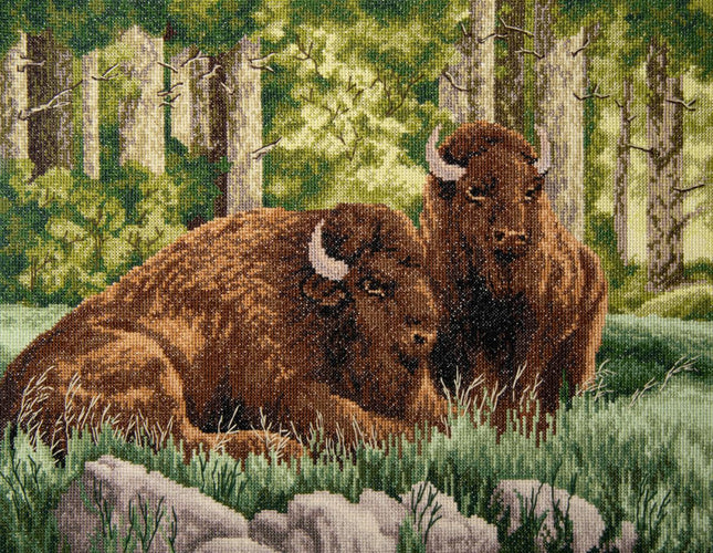 DIY Counted Cross Stitch Kit "Bison"
