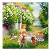 DIY Counted Cross Stitch Kit "Tea party"