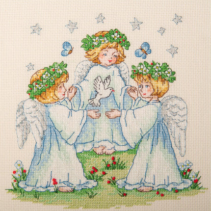 DIY Counted Cross Stitch Kit "Vira, Nadiya, Lyubov"