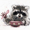 DIY Counted Cross Stitch Kit "Raccoon"
