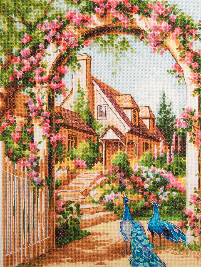 DIY Counted Cross Stitch Kit "Rose garden"