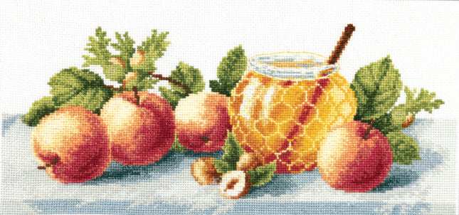 DIY Counted Cross Stitch Kit "Apple holiday"