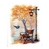 DIY Counted Cross Stitch Kit "In the autumn park"