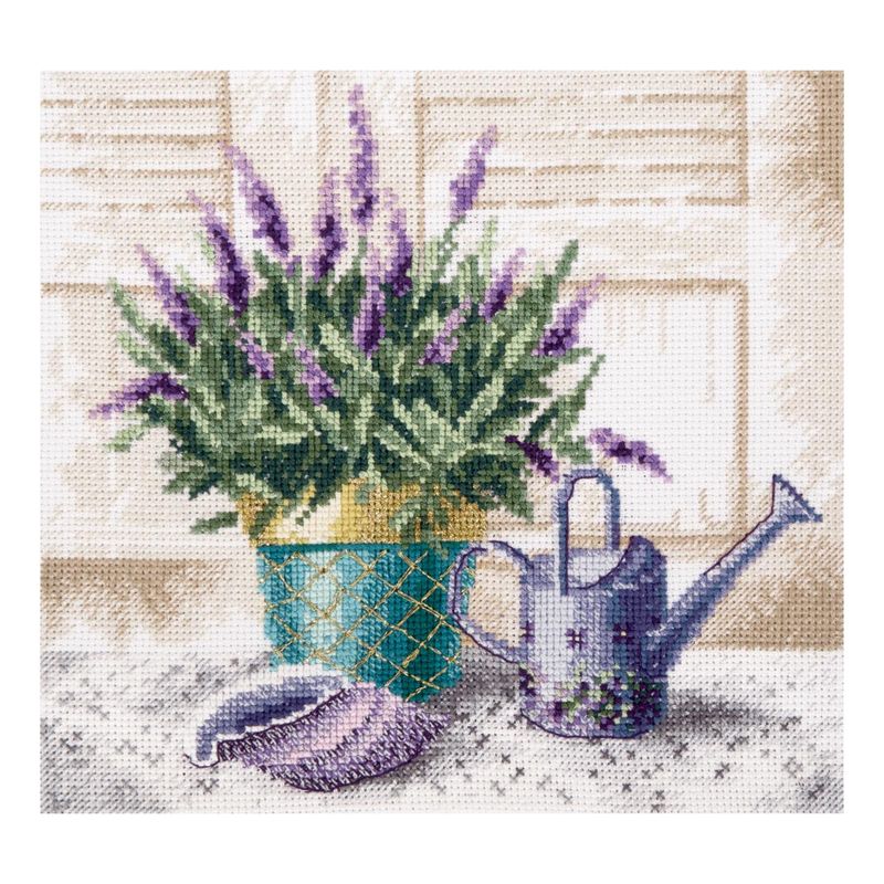 DIY Counted Cross Stitch Kit "Lilac sketch"