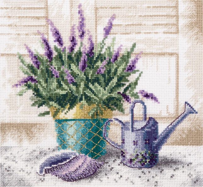 DIY Counted Cross Stitch Kit "Lilac sketch"