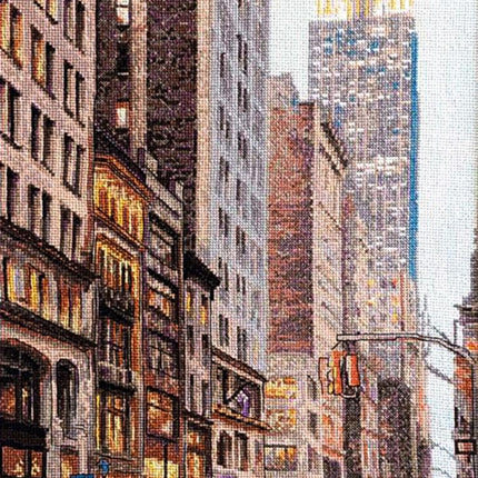 DIY Counted Cross Stitch Kit "New York"