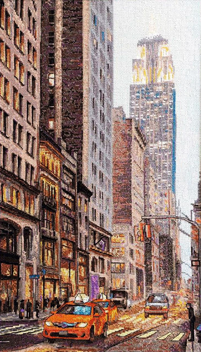 DIY Counted Cross Stitch Kit "New York"