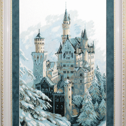 DIY Counted Cross Stitch Kit "Winter castle"
