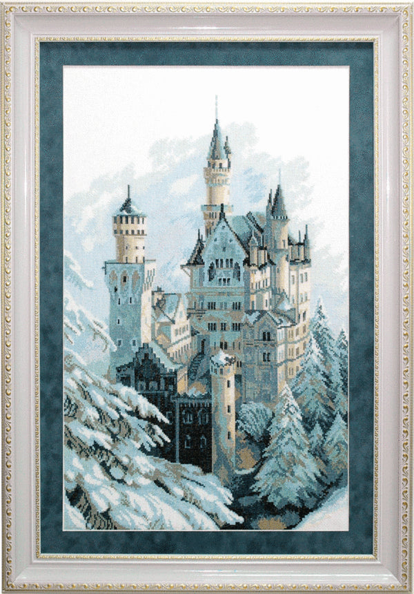 DIY Counted Cross Stitch Kit "Winter castle"