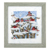 DIY Cross stitch kit with a printed canvas "Christmas fairytale"