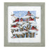 DIY Cross stitch kit with a printed canvas "Christmas fairytale"