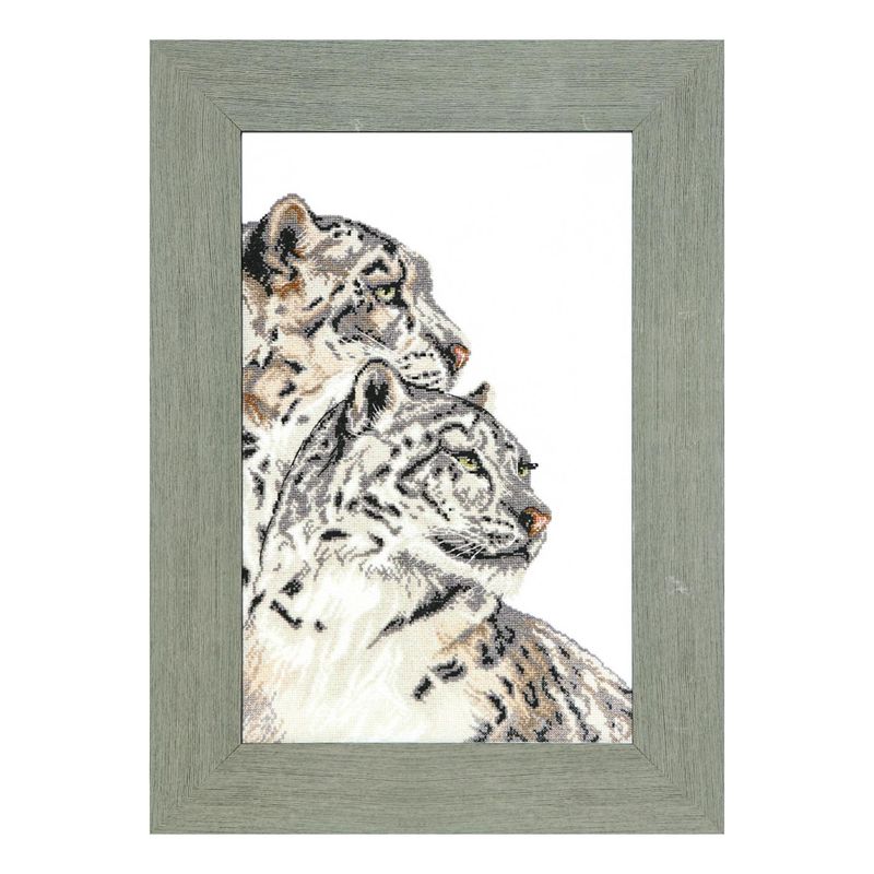 DIY Counted Cross Stitch Kit "Two panthers"