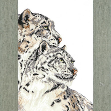 DIY Counted Cross Stitch Kit "Two panthers"