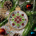 DIY Bead embroidery kit on a plastic base 