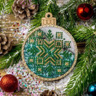DIY Bead embroidery kit on a plastic base 