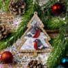 DIY Bead embroidery kit on a plastic base "Christmas tree"